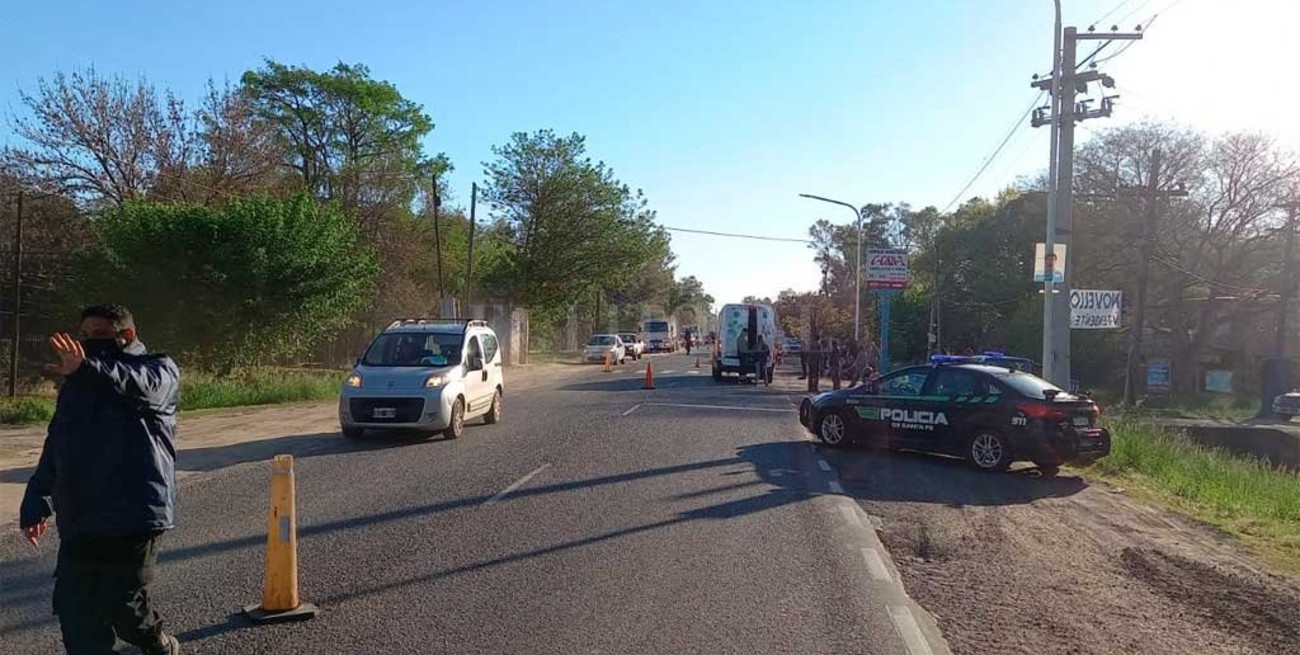 Motociclistas heridos tras un choque en la Ruta 1