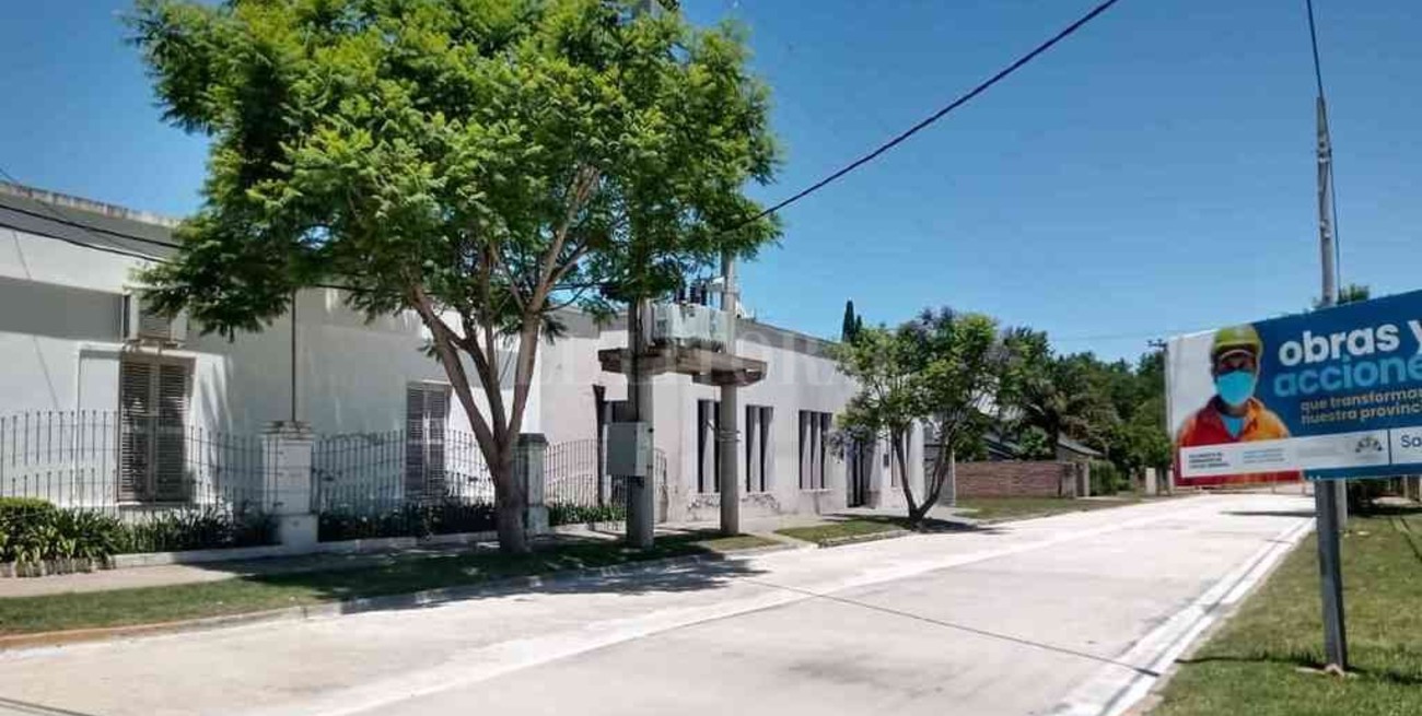 San Carlos Norte: culminan la obra de pavimentación en calle Rivadavia