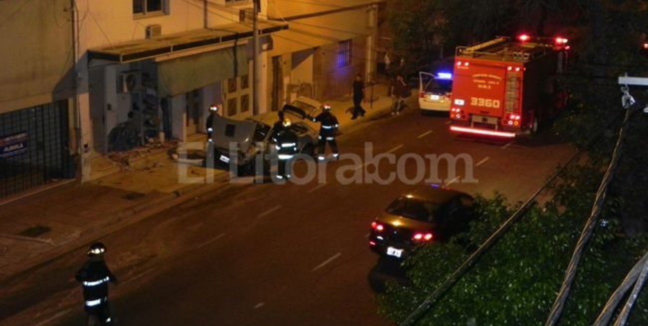 Chocó contra una clínica veterinaria