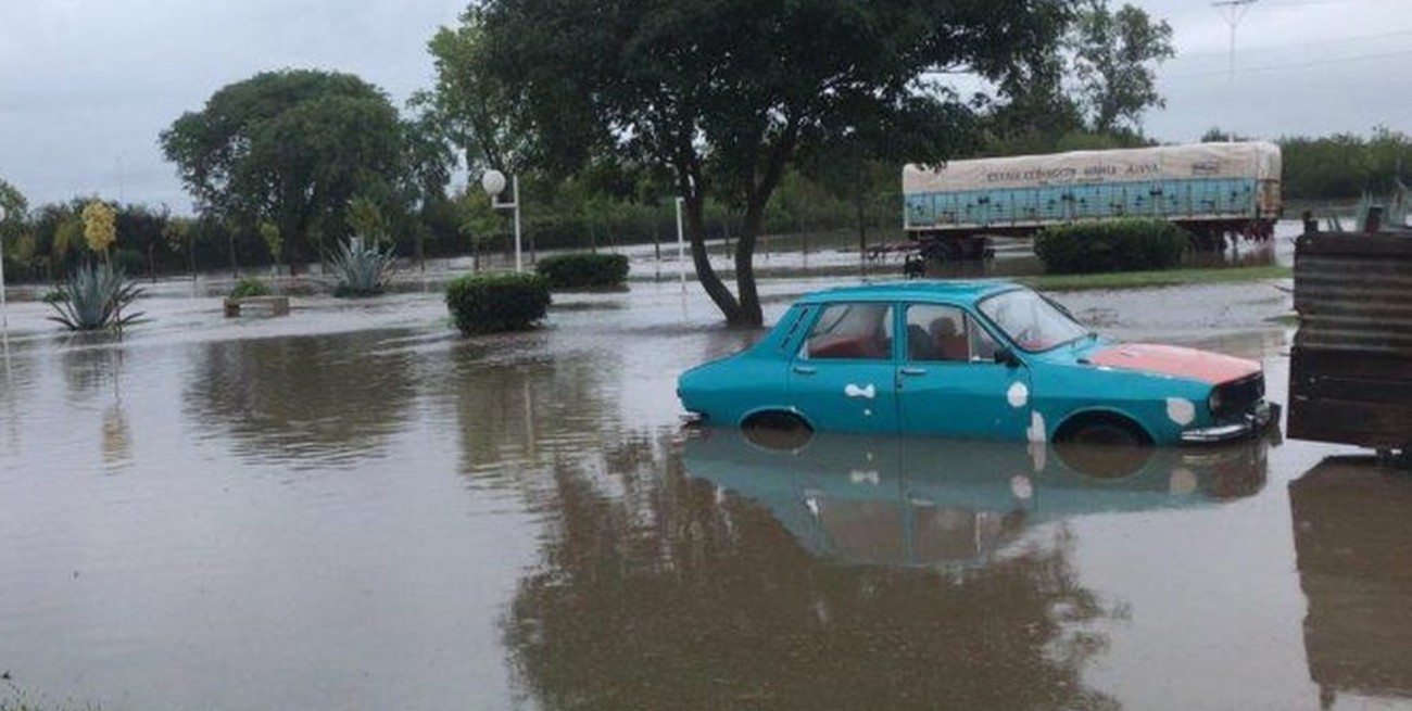 Lluvias en la región: cayeron más de 240 mm en Entre Ríos