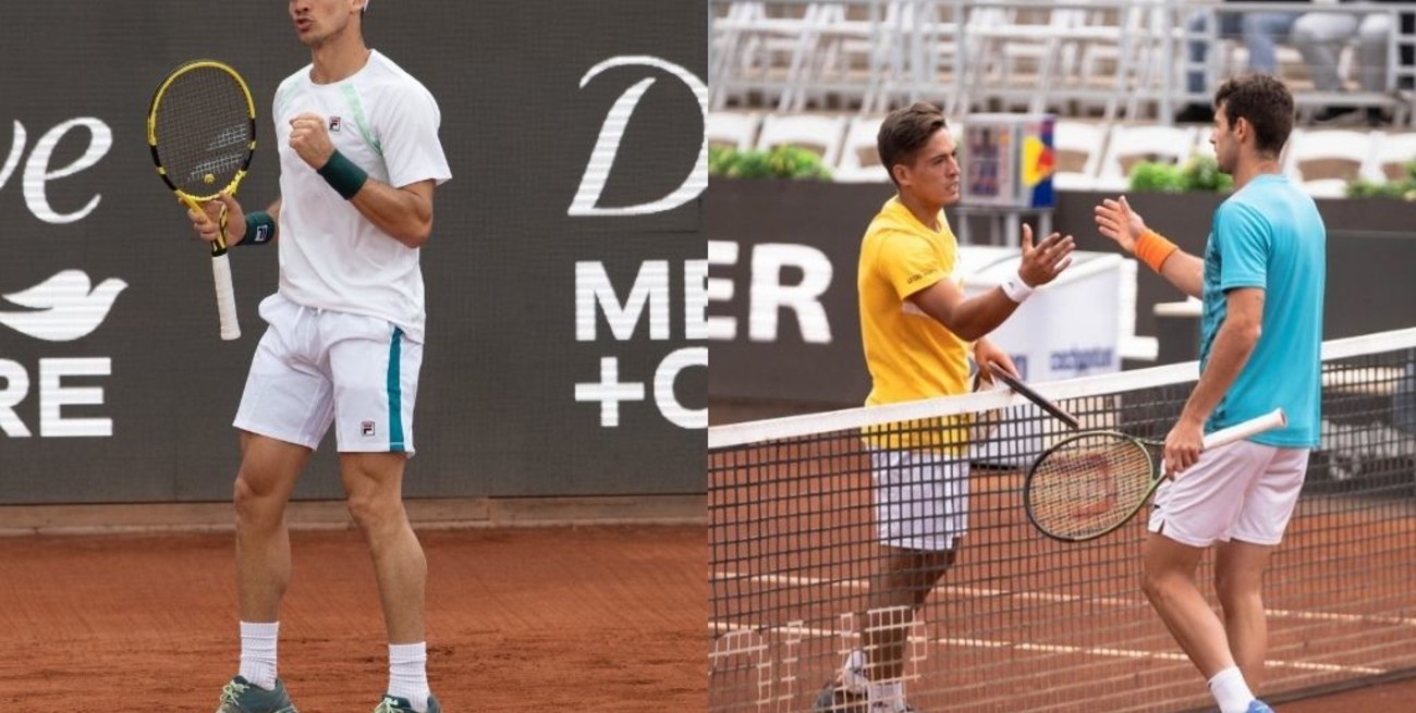 Facundo Bagnis y Sebastián Báez avanzaron a los cuartos de final del ATP de Santiago de Chile