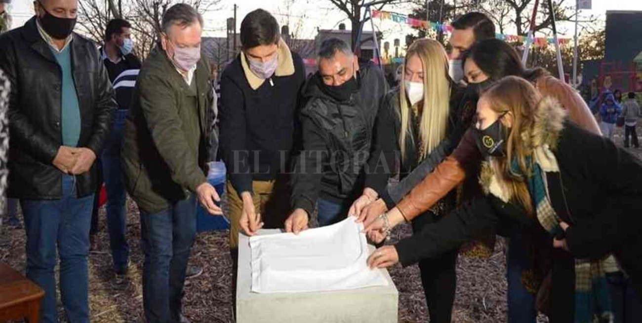Michlig inauguró obras en Ceres