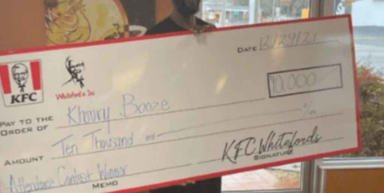 No faltó durante un año al trabajo y su jefe le regaló 10 mil dólares