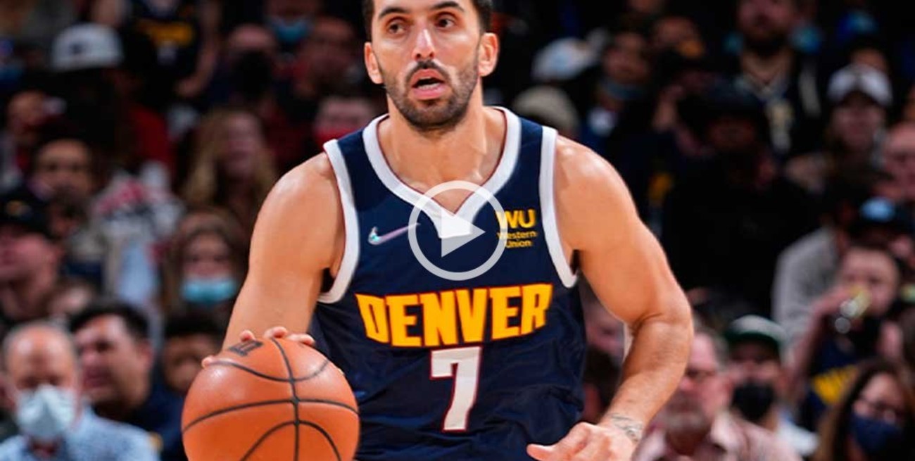 Contudente triunfo de Nuggets ante Mavericks con poco de Campazzo