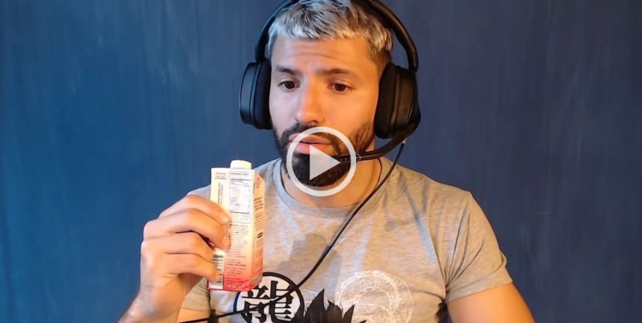 "Bueno, vamo a juga": el Kun Agüero ganó su primer premio como streamer