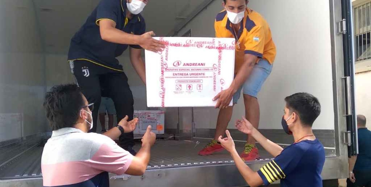 Entre Ríos recibió 19.800 dosis de la vacuna Sputnik V