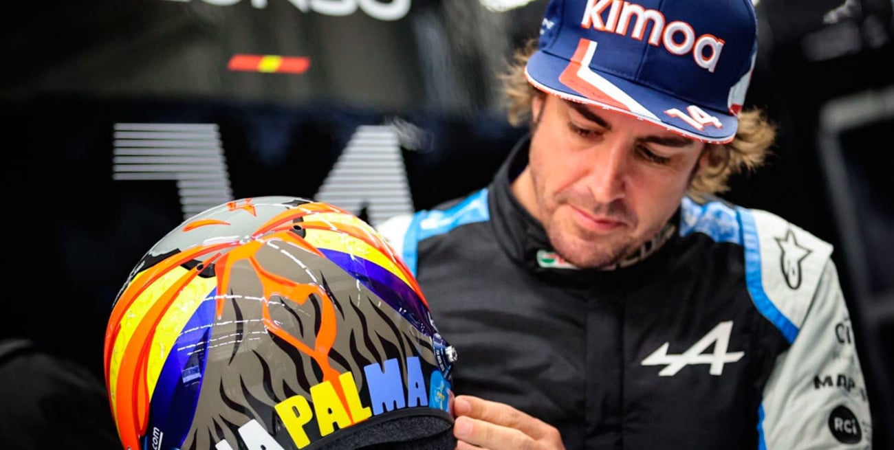Fernando Alonso homenajeará con su casco a la localidad de La Palma