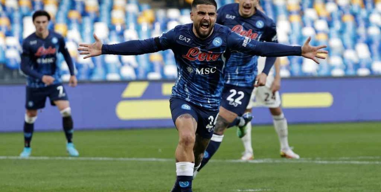 Insigne igualó el récord insignia de Diego Maradona en el Napoli