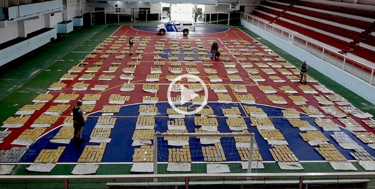 Secuestran de un complejo de cabañas más de 4.700 kilos de marihuana