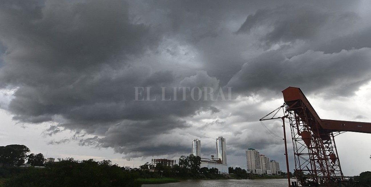Rige un alerta meteorológico para la región centro de la provincia de Santa Fe