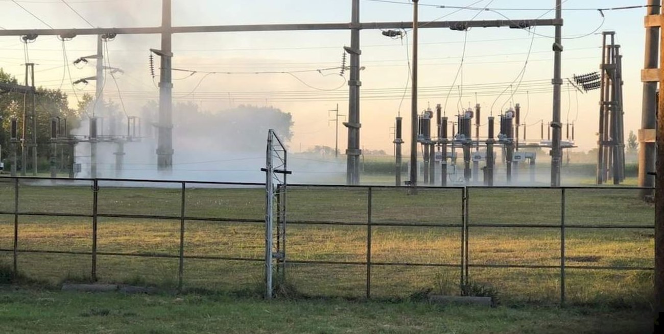 Sin energía eléctrica en gran parte del sur santafesino