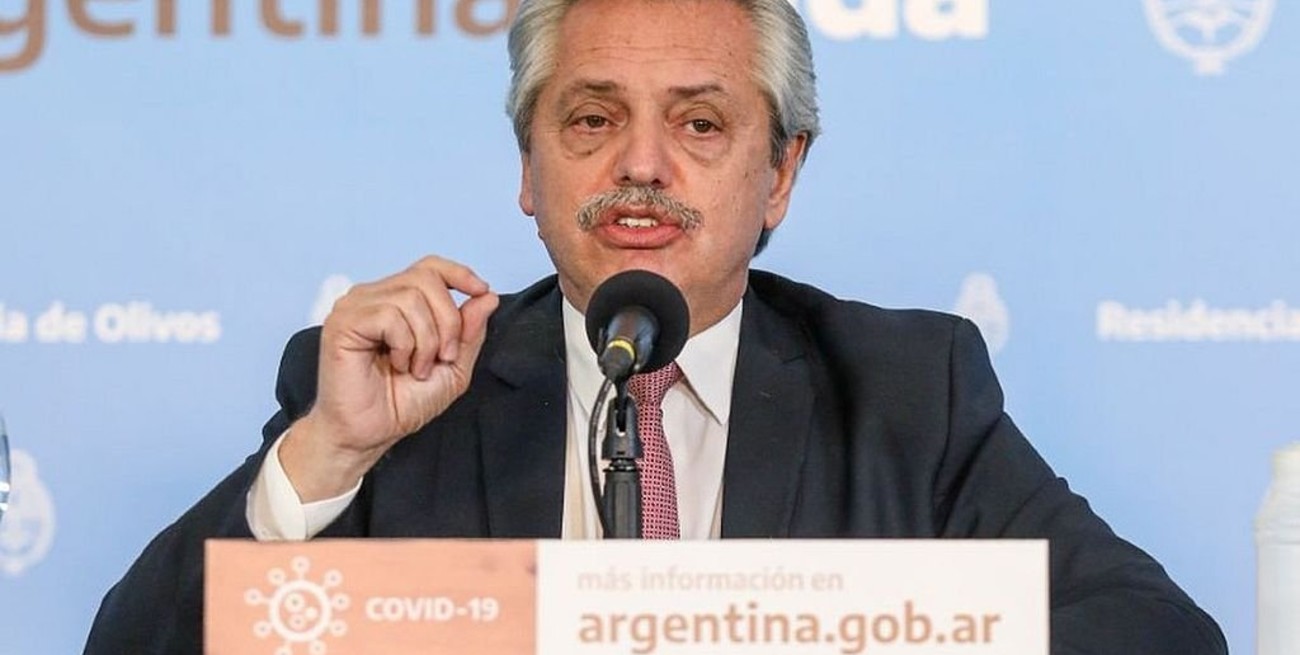 Alberto Fernández anuncia la extensión del aislamiento