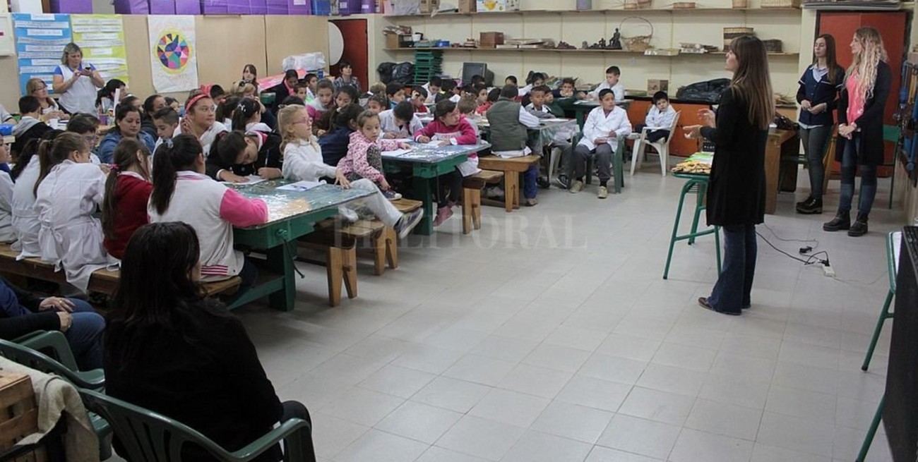 Promueven hábitos saludables en las escuelas de Santo Tomé