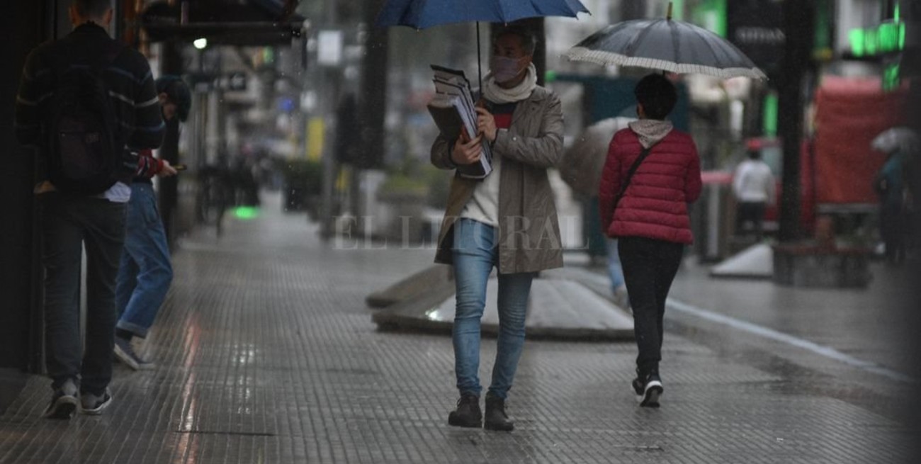 La tormenta trajo lluvia y deja frío para los próximos días en Santa Fe