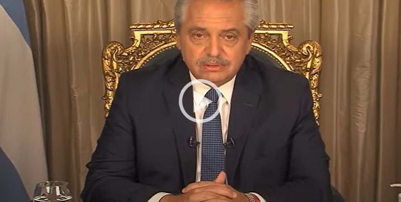 Coronavirus: Alberto Fernández habló al país por Cadena Nacional