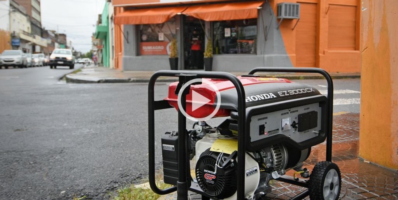 Por los cortes de luz, aumentan las ventas de generadores eléctricos en la ciudad de Santa Fe
