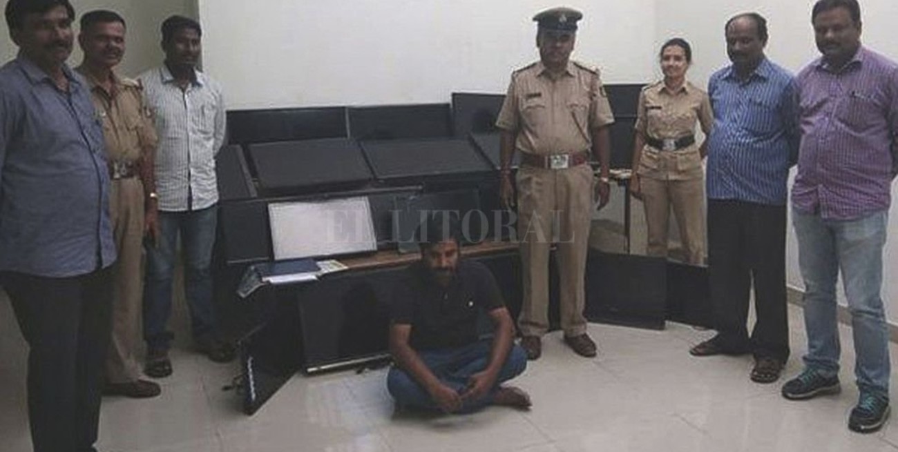 Se hospedaba con la valija vacía, y se robaba los televisores