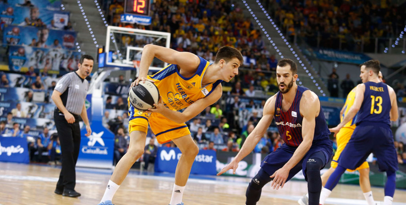 Nicolás Brussino fue confirmado como jugador de Gran Canaria