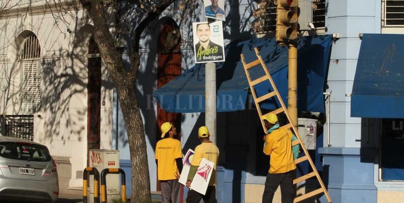 Comenzó la limpieza de la campaña política en la ciudad