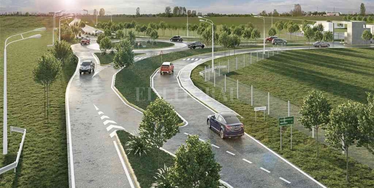 Remodelarán el acceso vial al parque industrial de Alvear