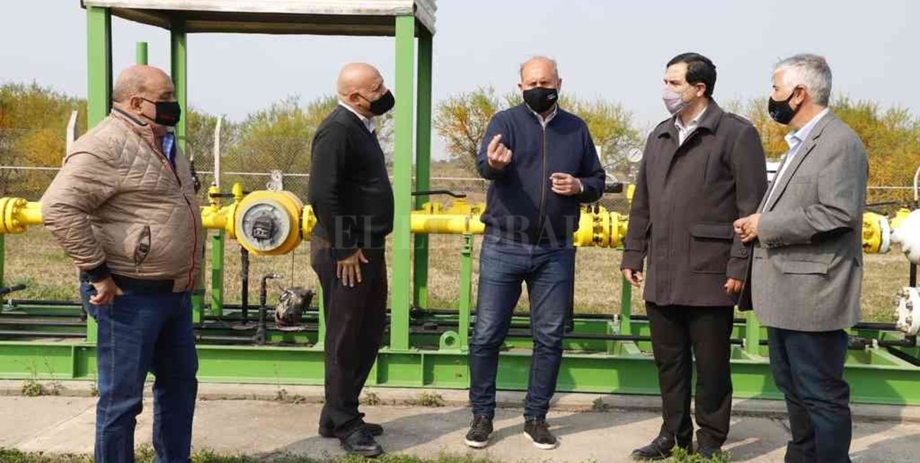 Reconquista: el gobernador recorrió la obra de conexión al Gasoducto del Noreste