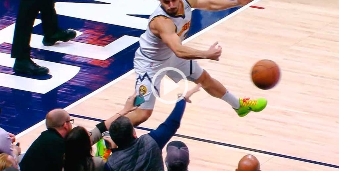 Video: una "perlita" de Campazzo en la caída de Denver ante Memphis