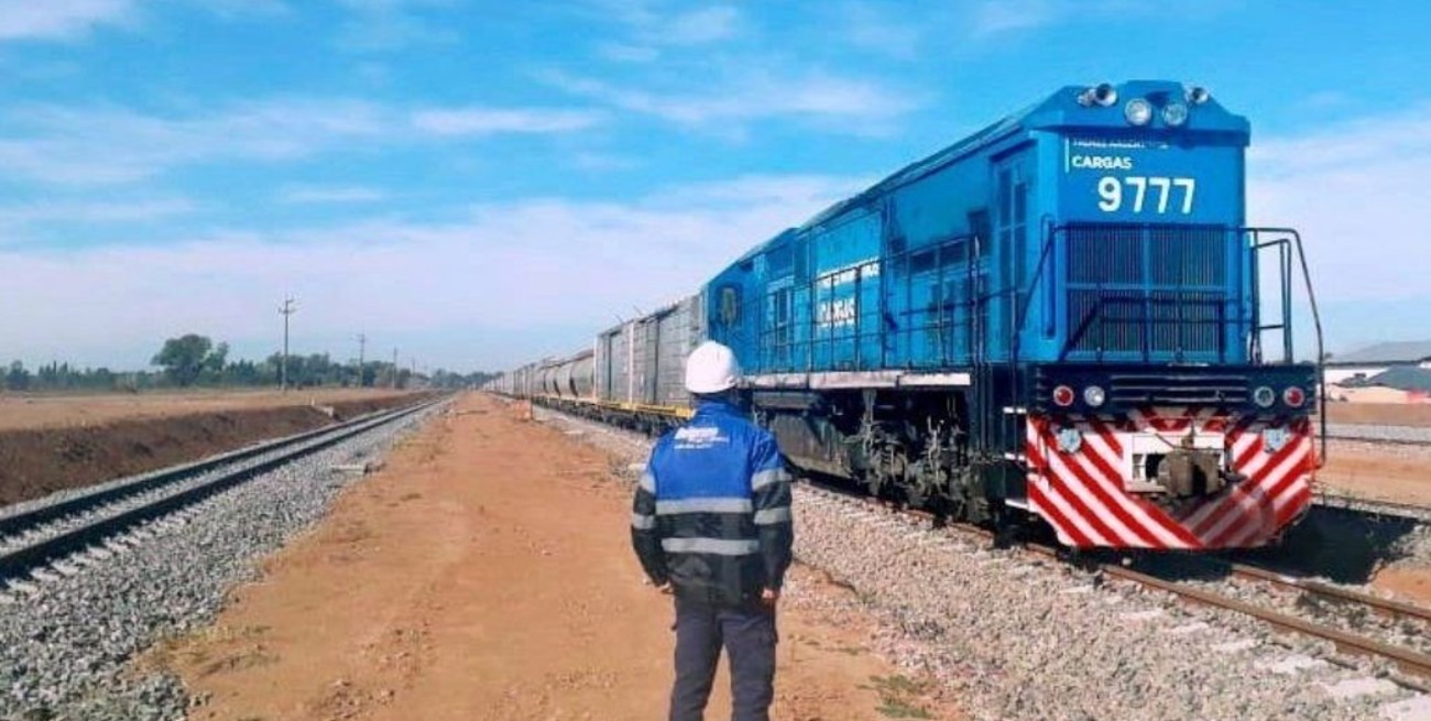 Otro récord en transporte de cargas por ferrocarril