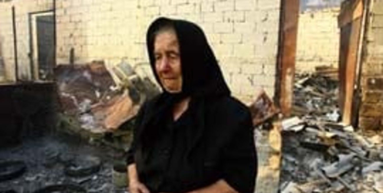 El fuego alcanzó la Antigua Olimpia