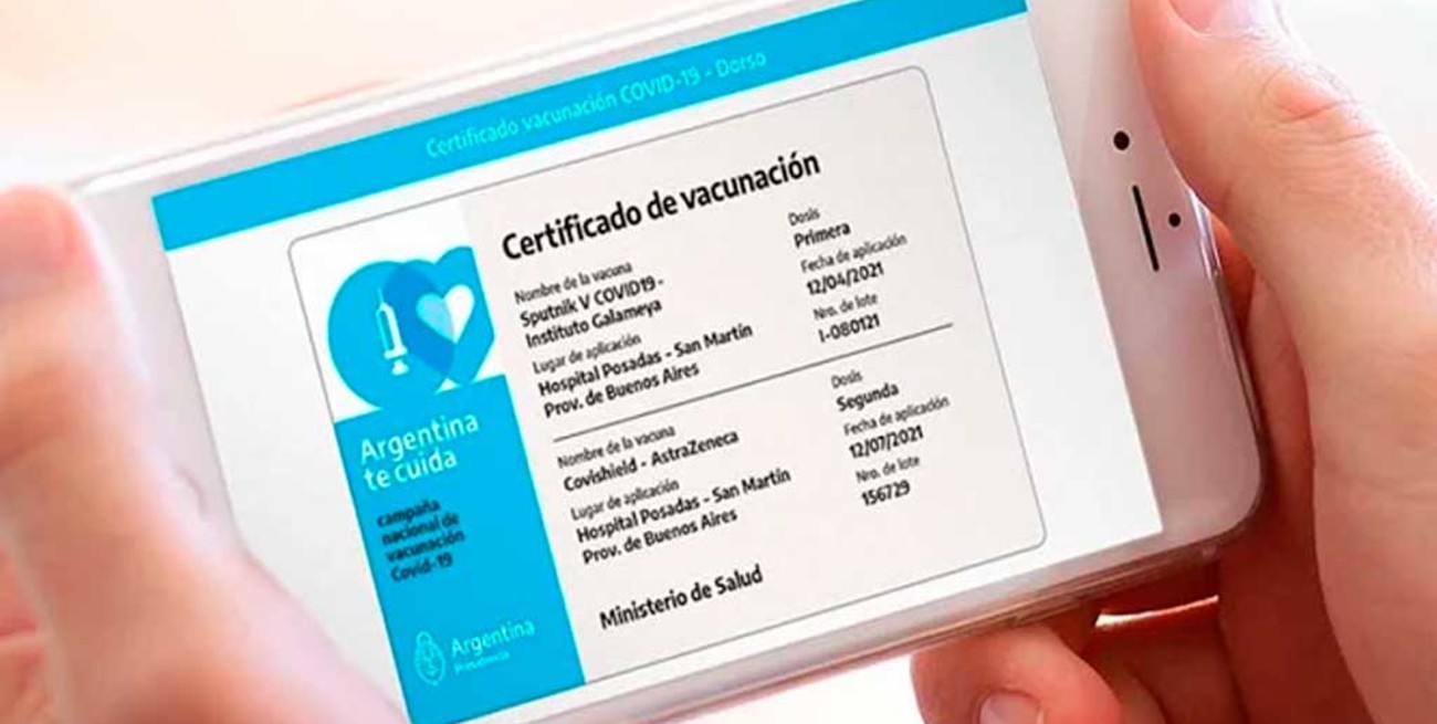 Qué falta para aplicar el pase sanitario en Argentina