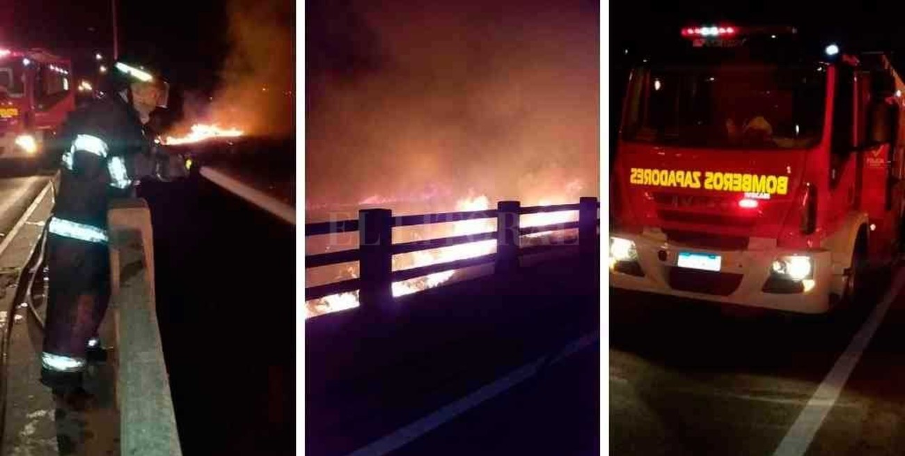 Volvieron a quemar debajo del Puente Carretero