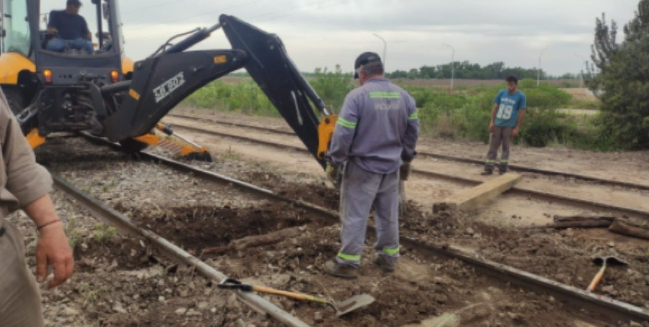 Avanzan las obras para el tren de pasajeros Rosario-Cañada de Gómez 