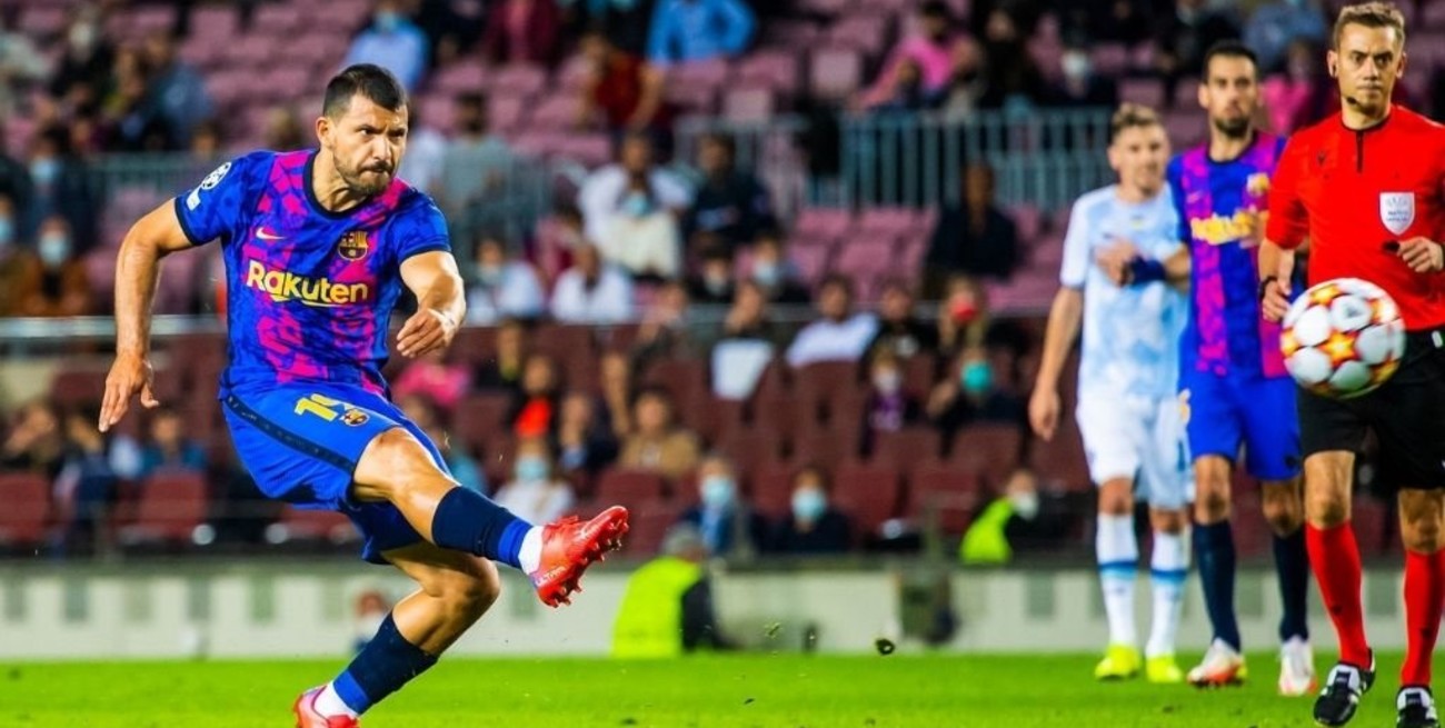 El "Kun" Agüero evitó hablar de sus problemas de salud