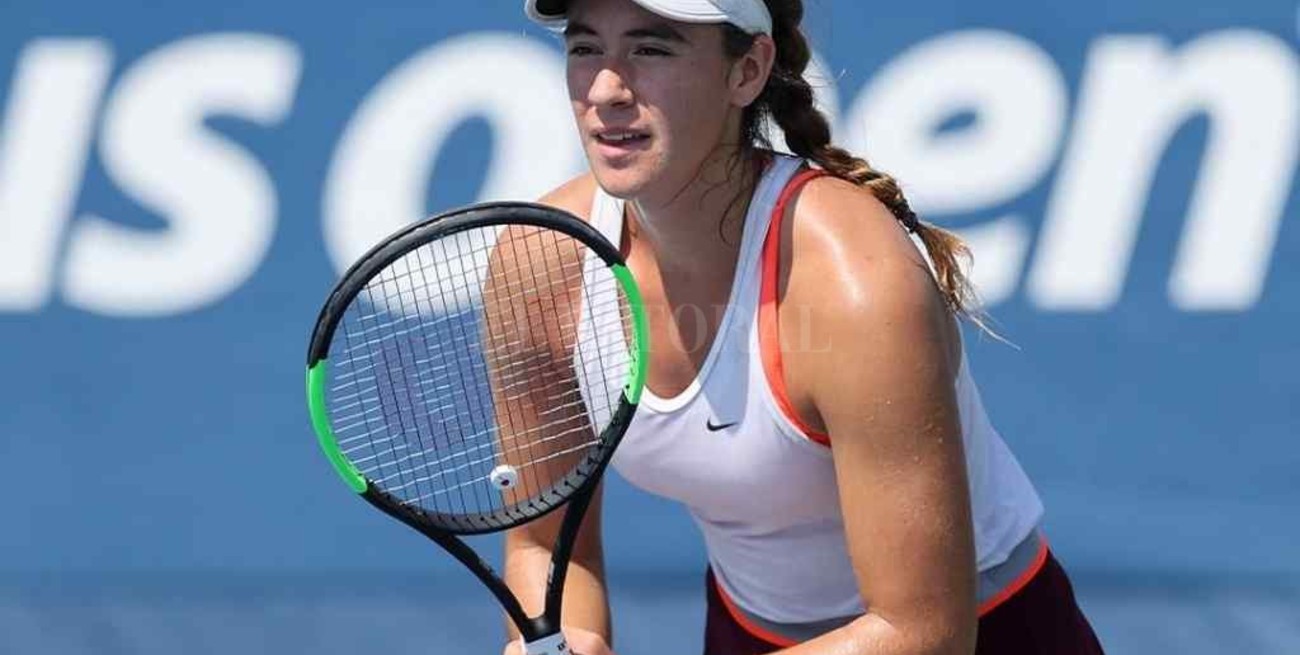 Solana Sierra cayó ante Montgomery y se despidió del US Open junior