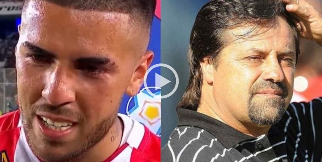 El picante cruce del hijo del "Chiqui" Tapia y Caruso Lombardi tras el ascenso de Barracas Central