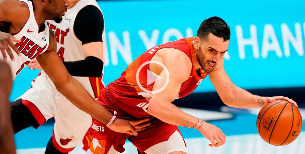 Campazzo aportó ocho puntos en la victoria de Denver