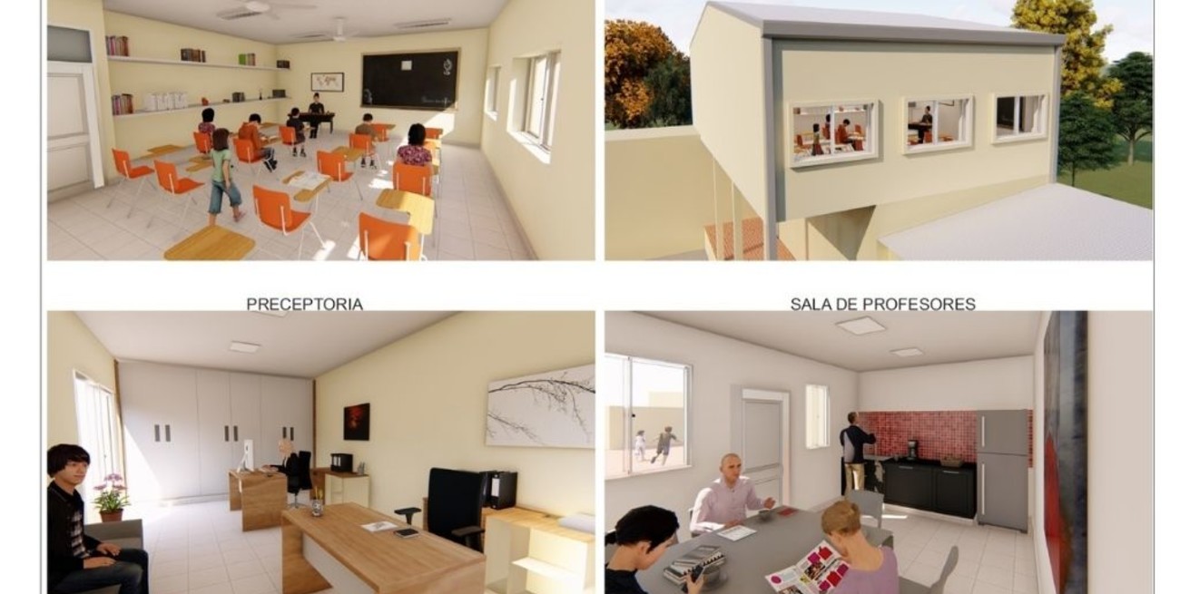 Estudiantes de la UCSF realizaron proyectos para restaurar escuelas