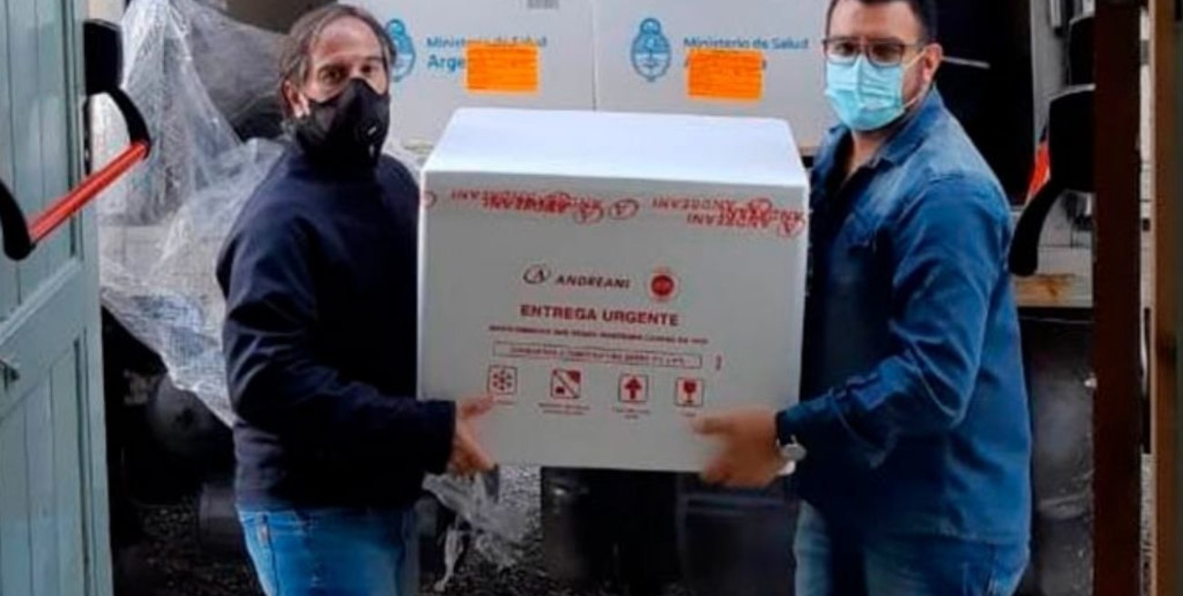 Entre Ríos recibió 13 mil dosis de la vacuna Sinopharm