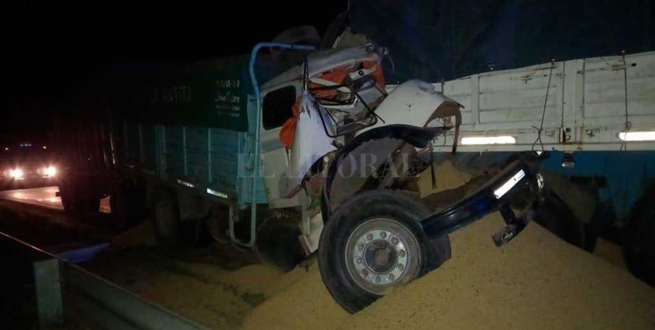 Camionero fallecido tras choque en el sur de Santa Fe