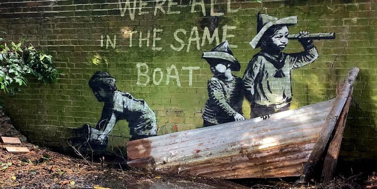 Atribuyen a Banksy varias obras aparecidas misteriosamente en tres localidades inglesas