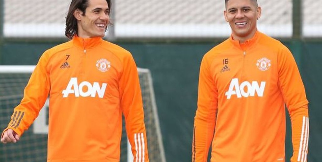 Marcos Rojo: "Cavani me dijo que le gusta mucho la opción de venir a Boca"