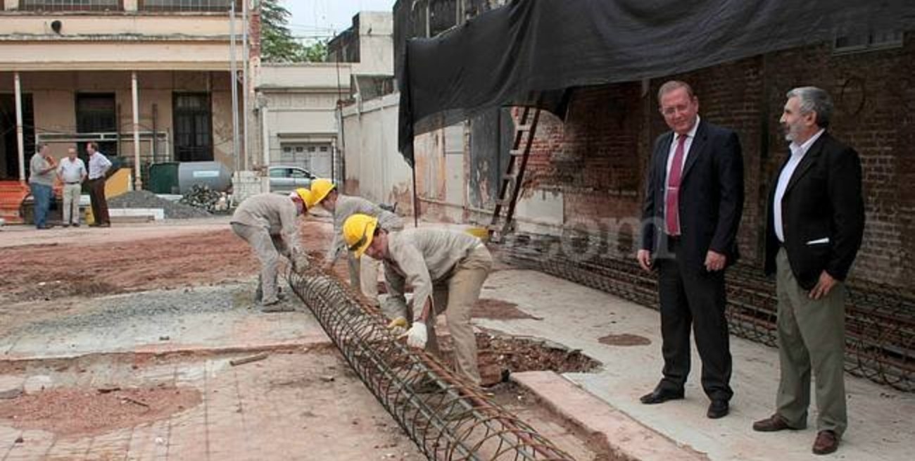 Avanza la construcción del edificio propio del Instituto Nº 12 "Gastón Gori"