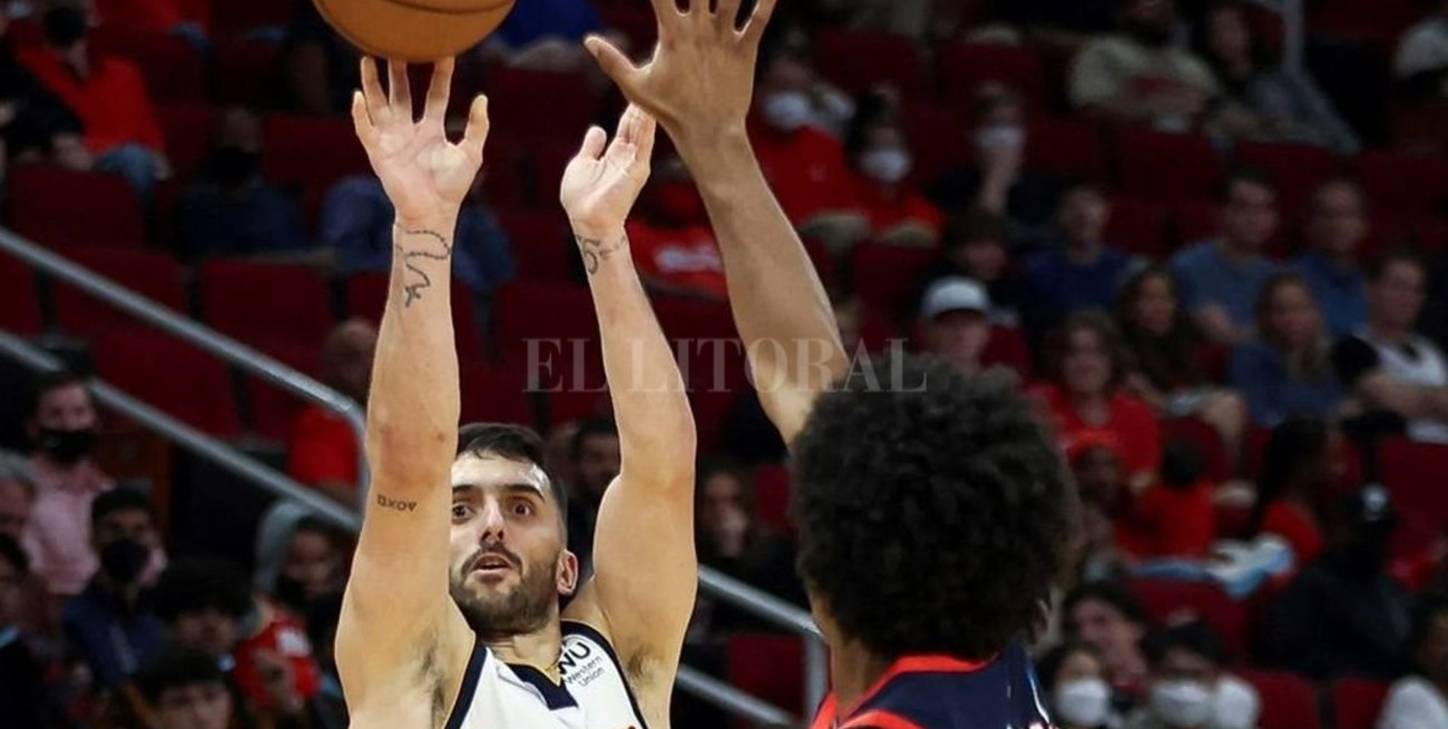 Récord personal: Campazzo anotó 22 puntos en el triunfo de los Nuggets ante los Rockets