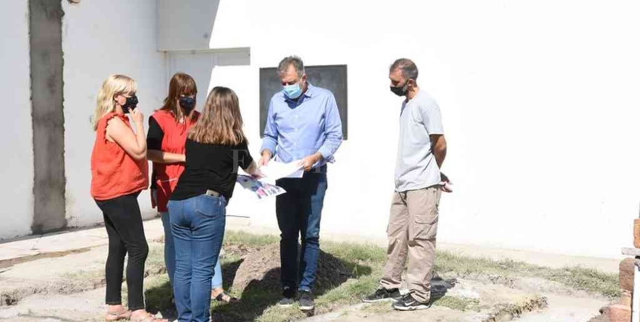 Rafaela: ponen en marcha la obra de ampliación en el Jardín de barrio Los Nogales