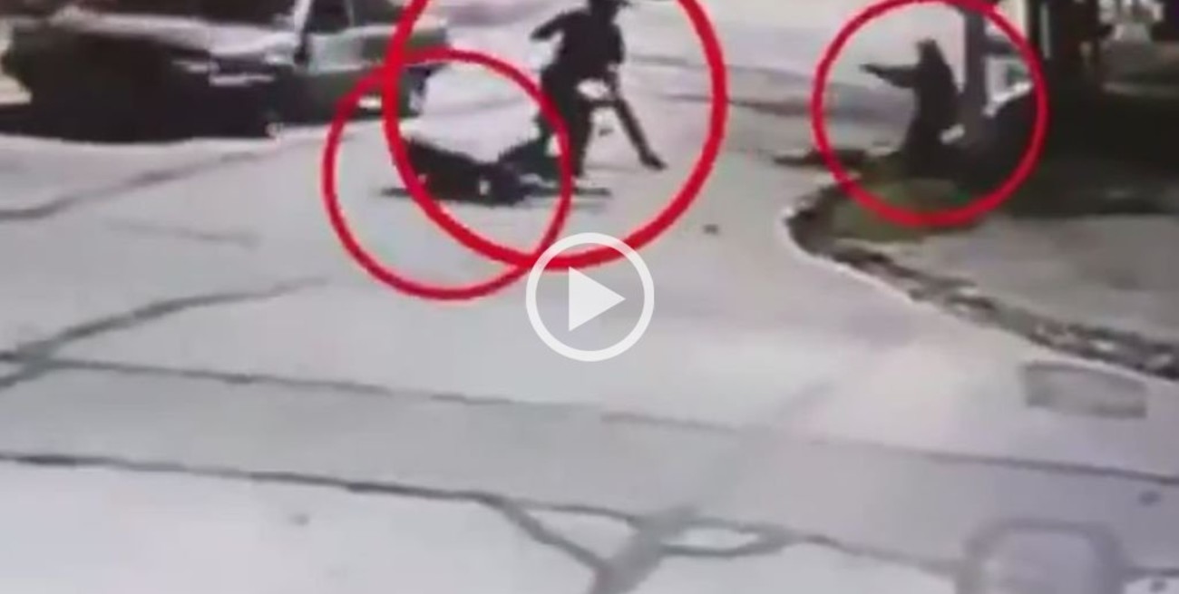 Video: un subcomisario de la Policía Federal mató a dos jóvenes motochorros