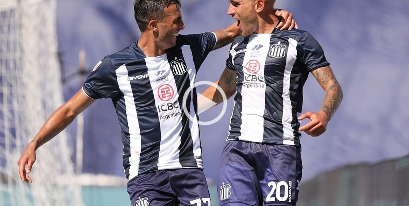 Talleres pegó primero, aguantó con uno menos y le ganó a Independiente