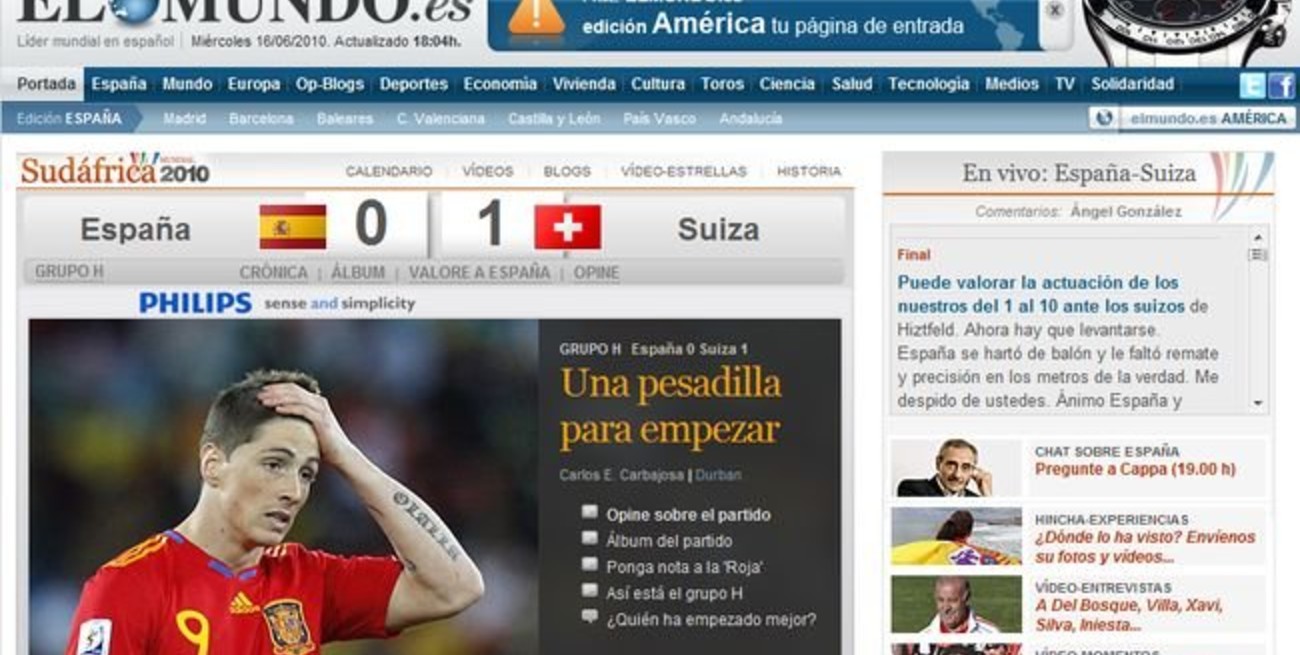 La prensa española, impiadosa con la derrota de su selección