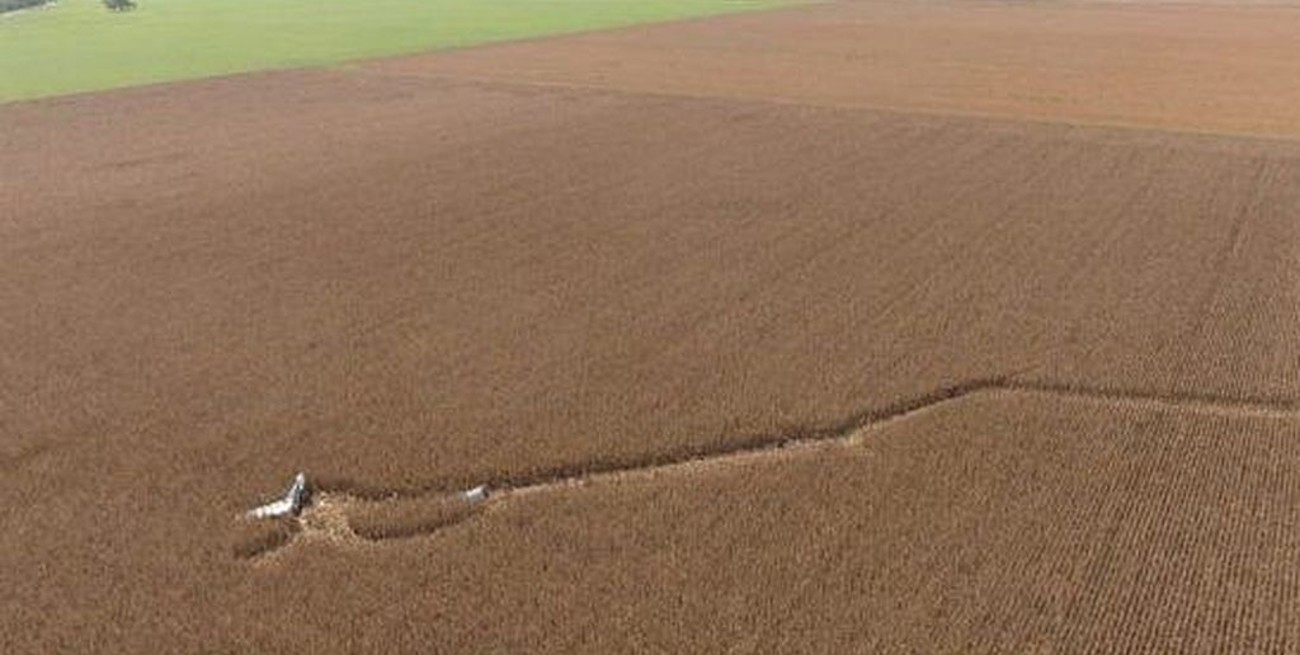 Se estrelló una avioneta en cercanías a Arteaga: hay dos heridos graves