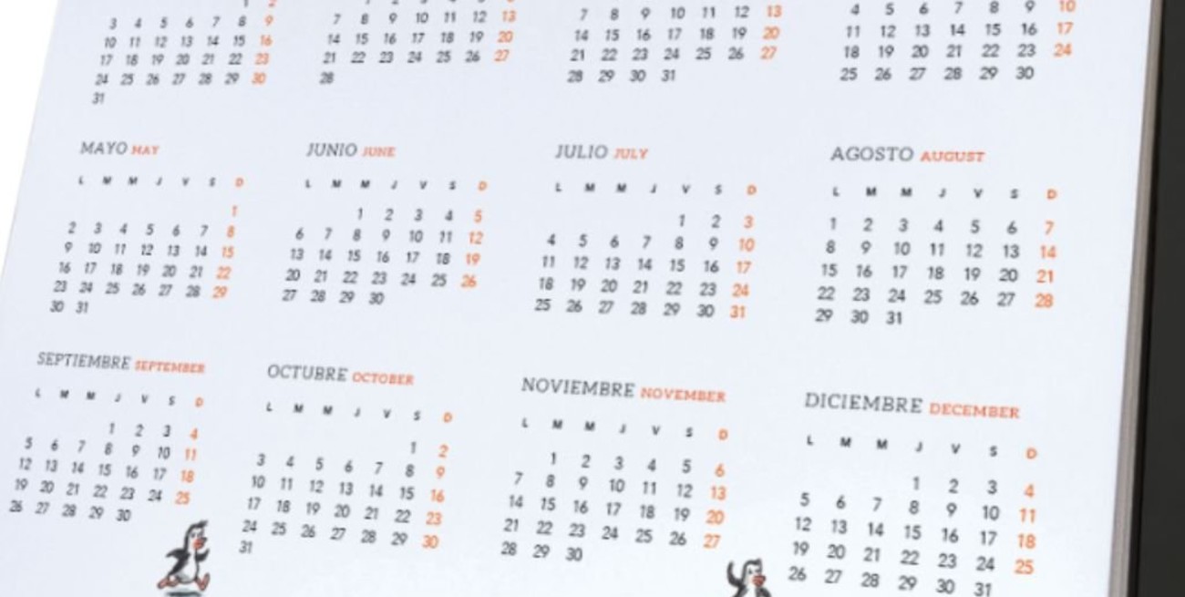 Se oficializó el cronograma de feriados argentinos para 2022 