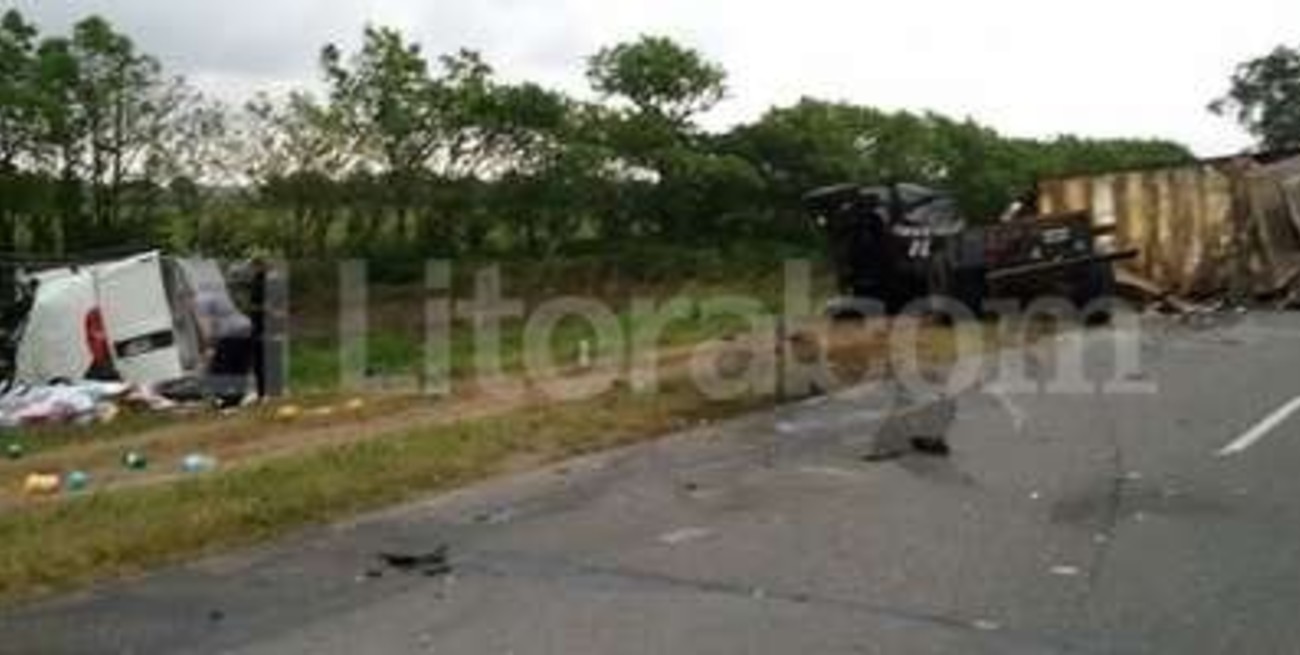 Dos muertos en choque sobre ruta provincial Nº 70