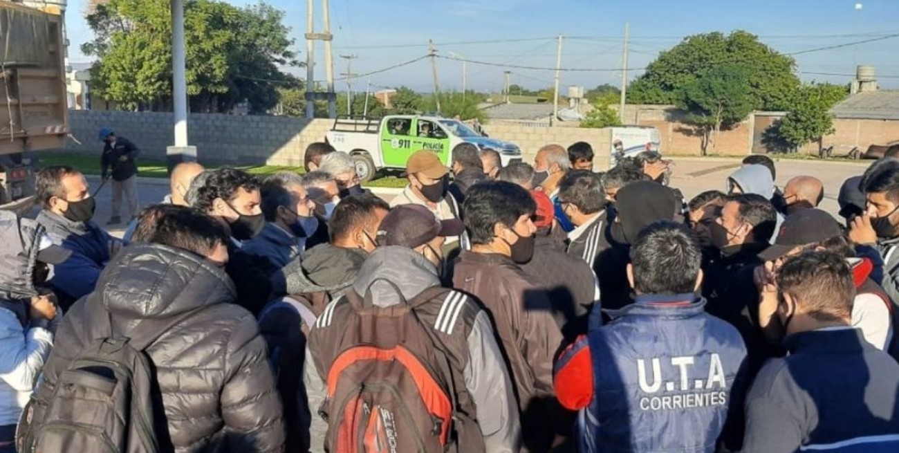 Paro de colectivos en Corrientes